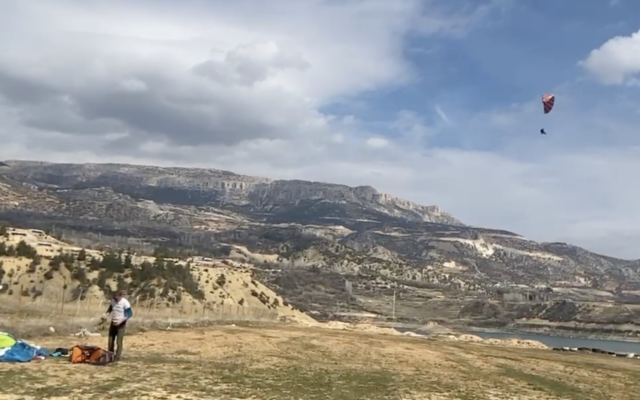 Ermenek'te Profesyonel Yamaç Paraşütü Pilot Eğitimi